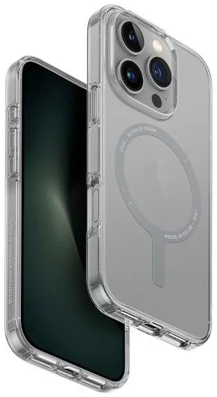 Uniq Hybrid Iphone 16 Pro (2024) 6.9 Magclick Charging Clario (Eco) - Lucent (Clear)