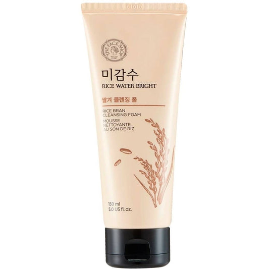 The face shop Rice Water Bright Rice Bran Foaming Cleanser 150Ml(Gz)