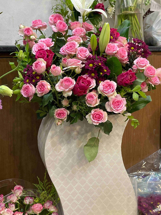 Pink Rose Arrangement