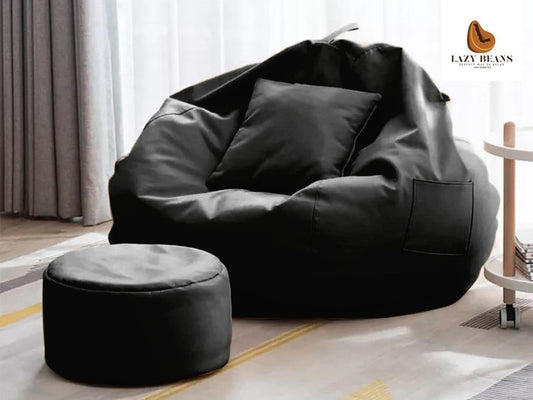 Lazy Beans -Bean Bag (Black)