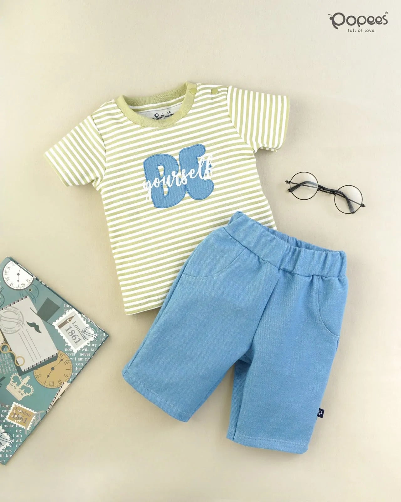 Hs Top & 3/4 Pants Set (Sage Green)