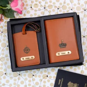 Passport Cover & Luggage Tag Set