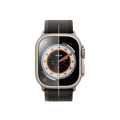 Uniq Optix Duo Pro Watch Ultra Anti-Reflective Glass Protector & Stainless Steel Bezel