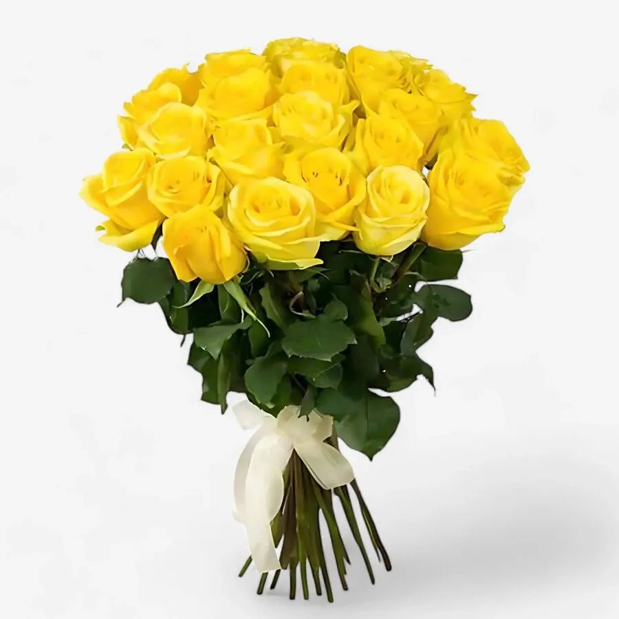 Sunny Delight 20 Yellow Rose Bouquet