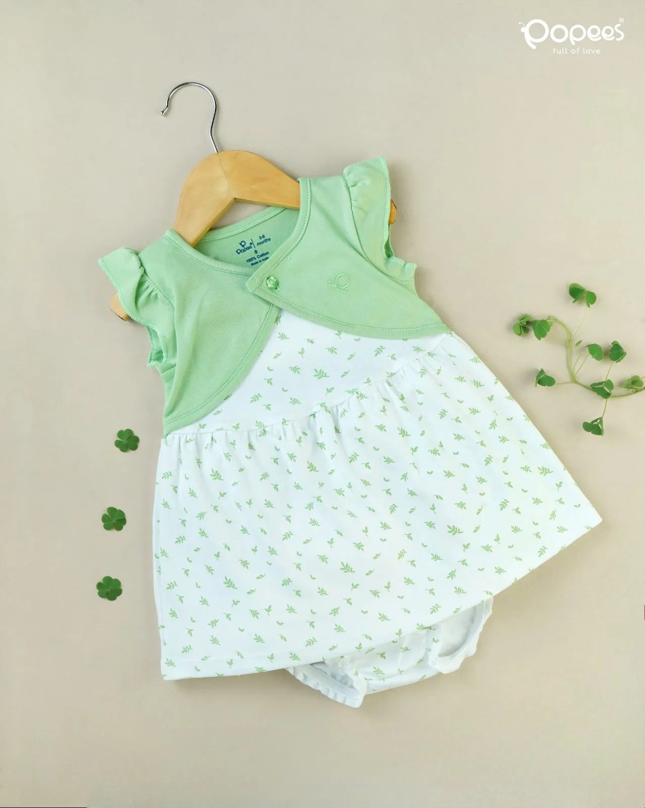 Sleeveless Top & Panties Set (Pistachio Green)