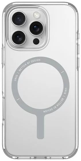 Uniq Hybrid Iphone 16 Pro (2024) 6.9 Magclick Charging Clario (Eco) - Lucent (Clear)