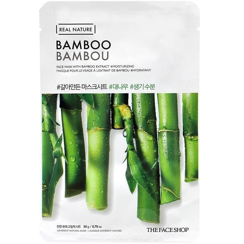 The face shop Real Nature Bamboo Face Mask(Gz)