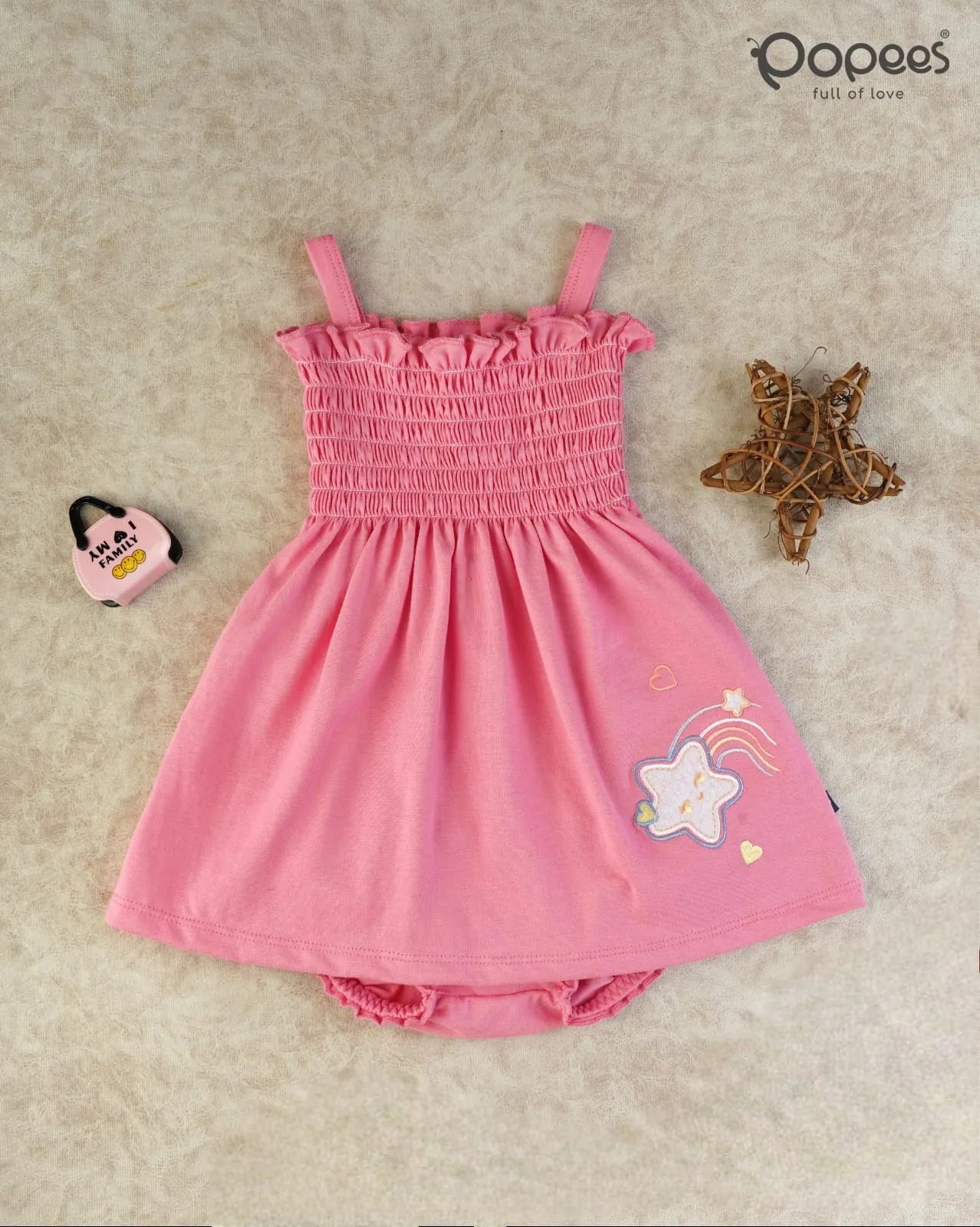 Sleeveless Top & Panties Set (Sachet Pink)