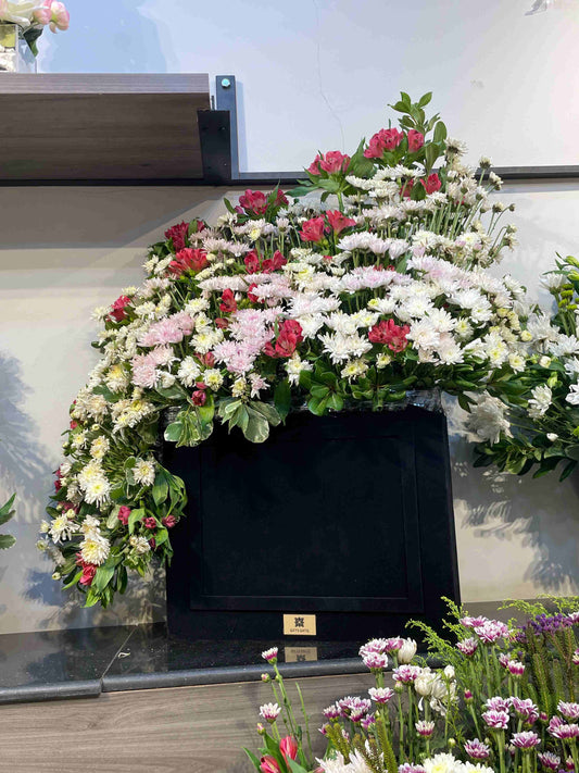 Cascading Floral Display