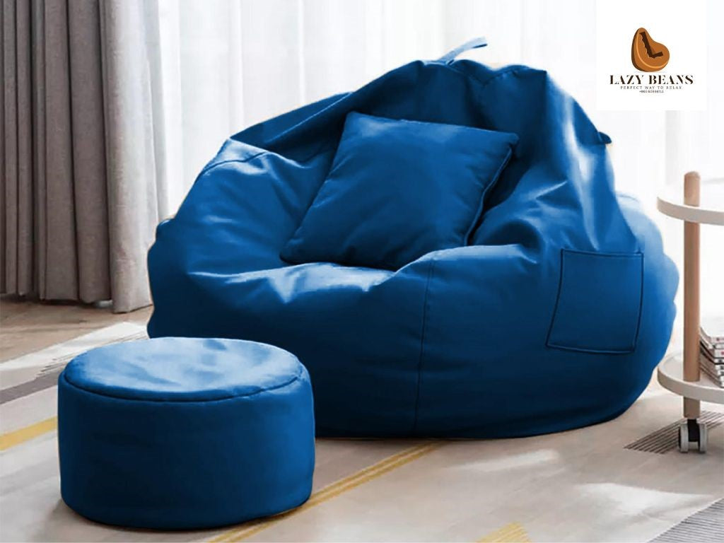 Lazy Beans -Bean Bag (Royal Blue)