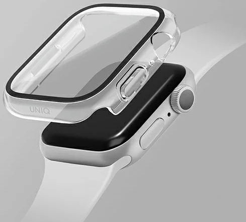 Uniq Nautic Watch Case With Ip68 Water-Resistant Curved Tempered Glass Screen Protection 45Mm