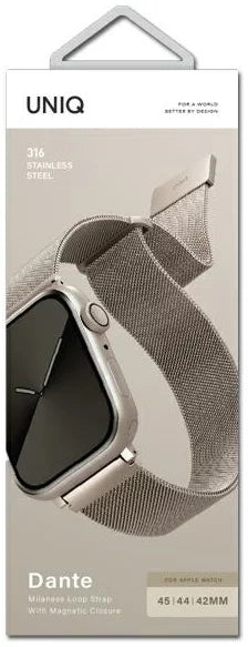 Uniq Dante Milanese Mesh Steel Strap For Apple Watch 42/44/45Mm