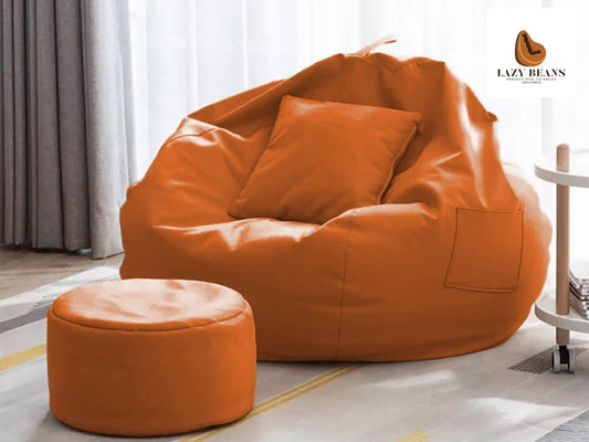 Lazy Beans -Bean Bag (Orange)