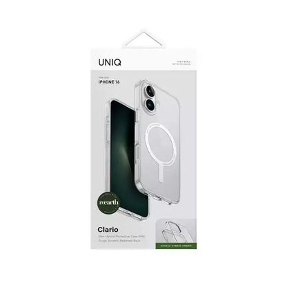 Uniq Hybrid Iphone 16 (2024) 6.1 Magclick Charging Clario (Eco)