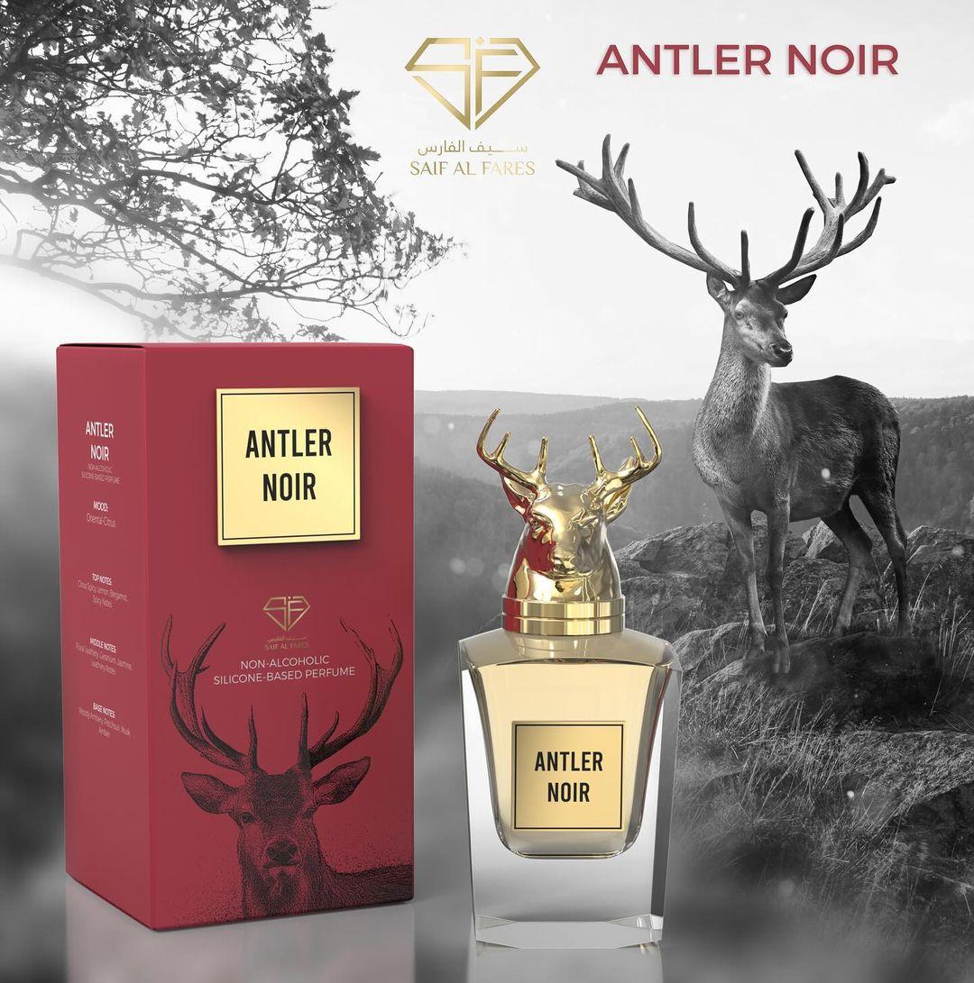 Antler Noir Silicone Non Alcoholic Perfume For Men