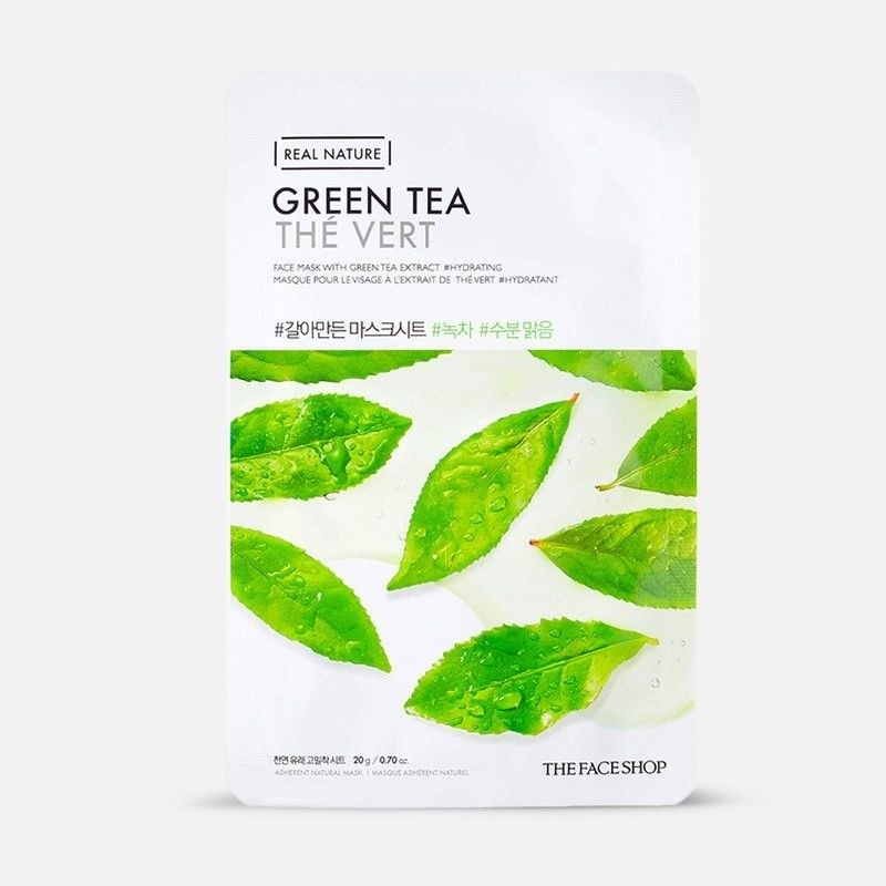 The face shop Real Nature Green Tea Face Mask(Gz)