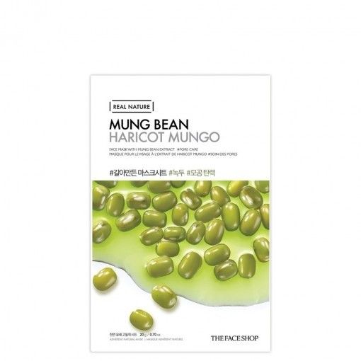 The face shop Real Nature Mung Bean Face Mask(Gz)