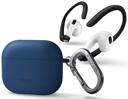 Uniq Nexo Active Hybrid Silicone Airpods 3Rd Gen Case With Sports Ear Hooks Caspian