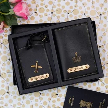 Passport Cover & Luggage Tag Set