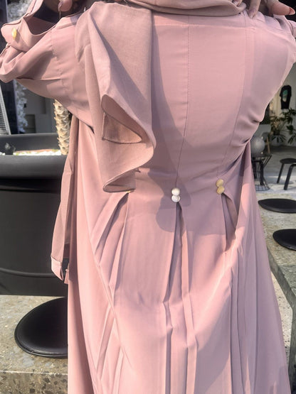 Basic Buttoned Abaya