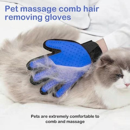 Pet Massage Brush and Grooming Gloves