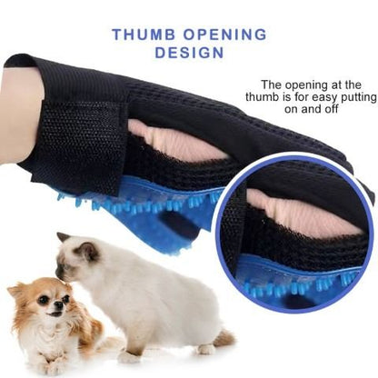 Pet Massage Brush and Grooming Gloves