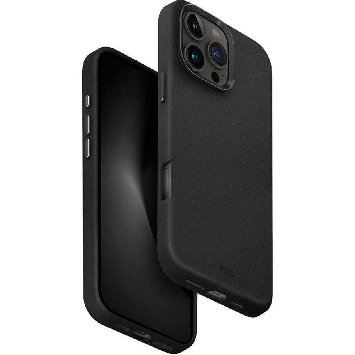 Uniq Hybrid Iphone 16 Pro (2024) 6.9 Magclick Magclick Charging Lyden - Dallas Black (Black)