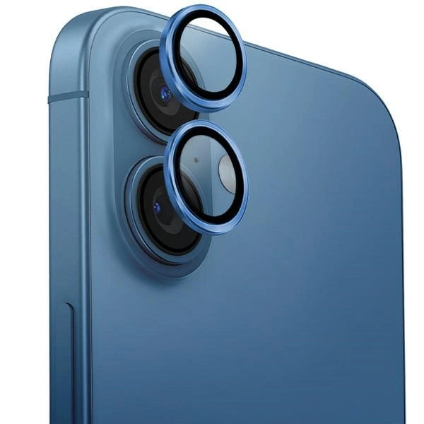 Uniq Optix Iphone 16 (2024) 6.1/6.7 Aluminium Camera Lens Protector - Pearl Blue (Pearl Blue)