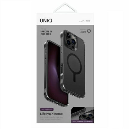 Uniq Hybrid Iphone 16 Pro (2024) 6.9 Magclick Charging Lifepro Xtreme (Af) - Smoke (Frost Smoke)