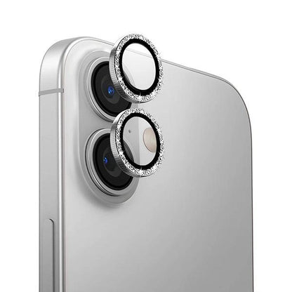 Uniq Optix Iphone 16 (2024) 6.1/6.7 Aluminium Shimmery Camera Lens Protector - White Shimmer (White)