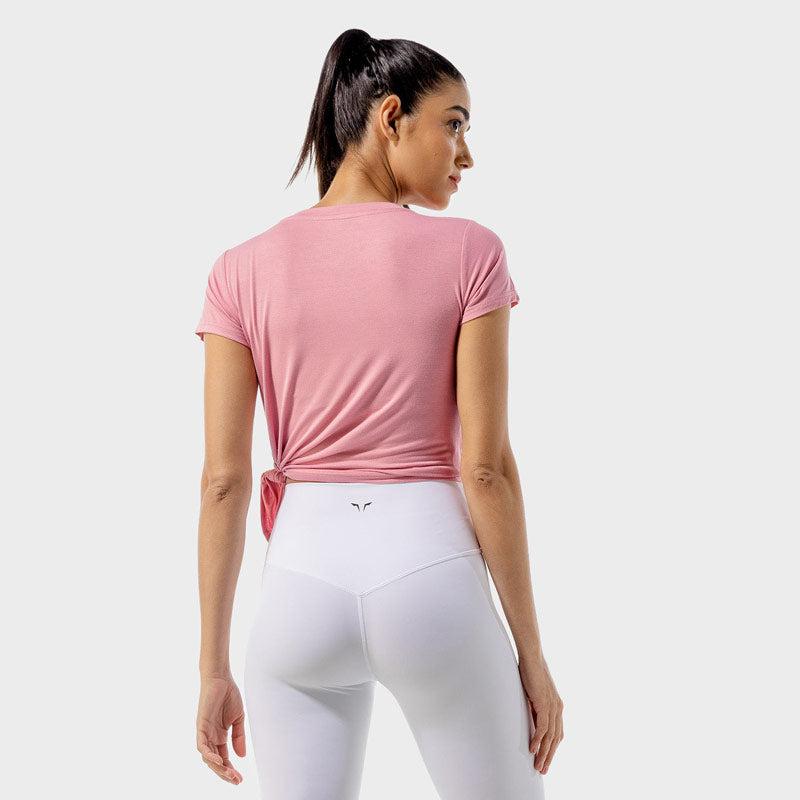 SQUATWOLF She-Wolf Crop Top - Baby Pink