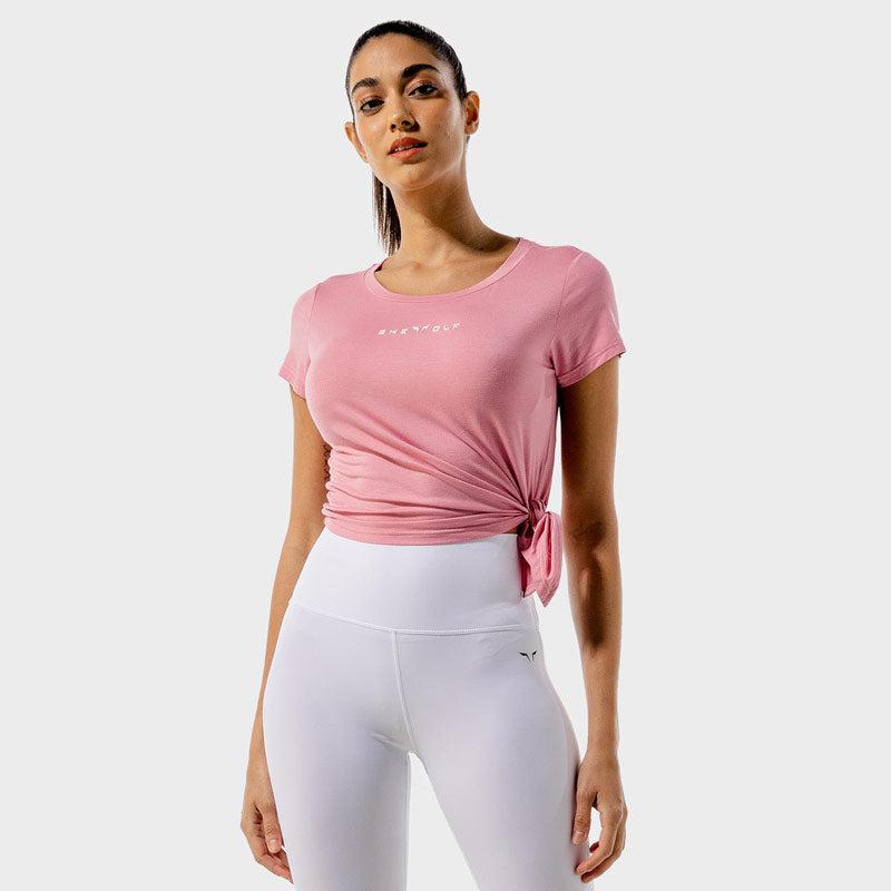 SQUATWOLF She-Wolf Crop Top - Baby Pink