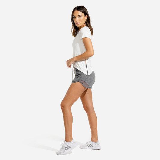 SQUATWOLF She-Wolf Crop Top - White