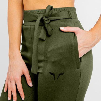 SQUATWOLF She-Wolf Do-Knot Jogger Pants - Olive