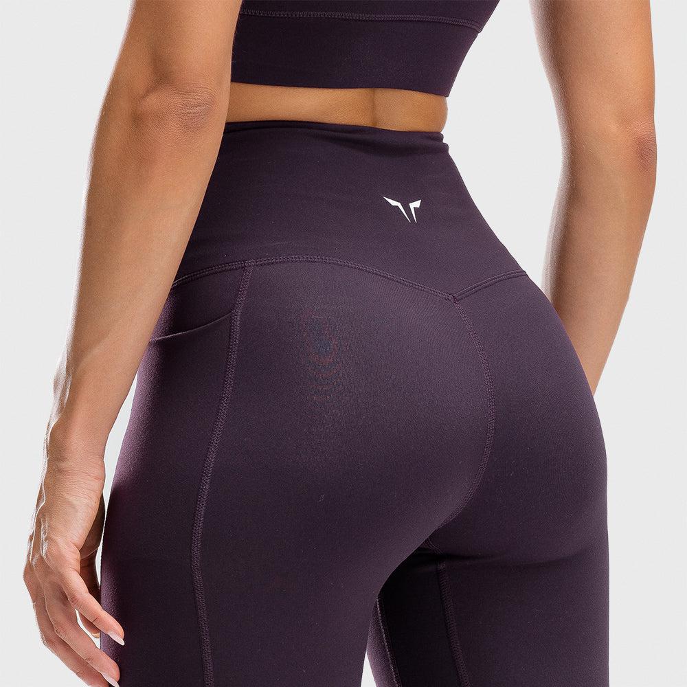 SQUATWOLF We Rise High Waisted Leggings - Beetroot