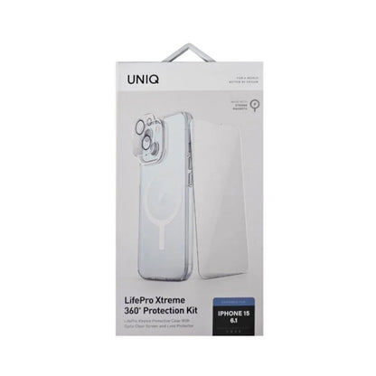 Uniq Lifepro Xtreme MagSafe 360 Protection Bundle for iPhone 15